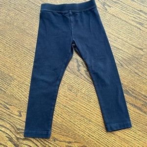Crewcuts JCrew Girls navy leggings - size 3